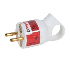 Вилка с защитным контактом бытовая SCHUKO