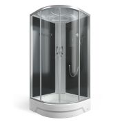 ДК ERLIT 120х800х226 низ. поддон 17см ER351226R-C4-RUS тон.стек.4мм. полочка, зерк.,