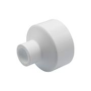 Муфта полипропиленовая переходная 63х20 нар/вн БЕЛАЯ