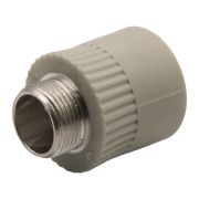 Муфта полипропиленовая комбинированная с наружней  резьбой ф 32мм х 3/4