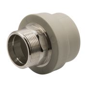 Муфта полипропиленовая комбинированная с наружней  резьбой ф 50х1 1/2