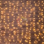 Гирлянда LED Дождь 1.5мх1.5м тепло-белый 235-036