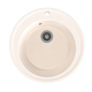 Мойкa ML-GMS01 СТАНДАРТ круглая, белый (331), 475мм (глуб. чаши 194)