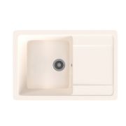 Мойка ML-GMS15 СТАНДАРТ с крылом, белый (331), 640*505*185мм