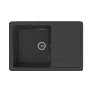 Мойка ML-GMS15 СТАНДАРТ с крылом, черный (308), 640*505*185мм