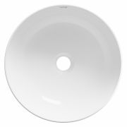 Умывальник на столешницу WAVE Round 405*405*140 ш*г*в Round без перелива,белый,круг