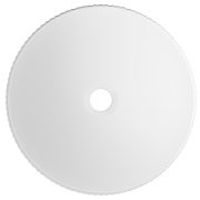 Умывальник на столешницу WAVE Solo 400*400*125 ш*г*в без перелива,белый,круг