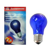 Лампа накал. 60W E27 синяя терапевтическая