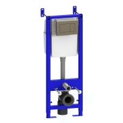 Система инсталляции УКЛАД для унитаза с кнопкой хром блестящий СИ 01.04.54.00.1