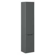 Пенал подвесной из ДСП и МДФ Прато п6к-35 правый Мат Грэй BRIZ