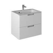 Тумба подвесная из ДСП и МДФ Прато т18-70 + умыв. Прато