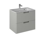 Тумба подвесная из ДСП и МДФ Прато т18-70 Лайт МАТ + умыв. Прато