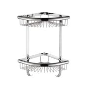 Полка угловая 2-ая метал. FRAP F352-1 нерж.