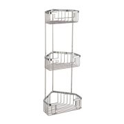 Полка угловая 3-ая метал. FRAP F351-2 с крючками