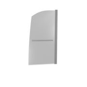 Шторка на ванну 80х140 распашная+ручка, стекло 5 мм SCREEN R-HT-80-C-CH