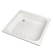 Поддон квадрат 70х70х15 стальной MIXLINE