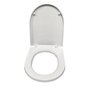 Сиденье для унитаза  белое АНИ ПЛАСТ WS0300 пласт. креп.( Элеганс,Алькор,Бореаль,Универсал)