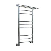 Полотенцесушитель  ЛЦ 100х50 1/2'' ПОЛКА 8 перек ДУГА-2 ниж подкл (крепеж, без монт комп) ПОЛИМЕР