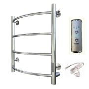 Полотенцесушитель электрический ЛЦ 60х40 4 перекл ДУГА унив  (скрытое подключение, таймер, 223 Вт) Т