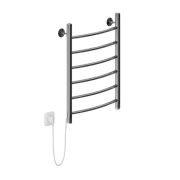 Полотенцесушитель электрический ЛЦ 60х40 6 перекл ДУГА левый (кнопочный выкл, 222 Вт)  MIXLINE