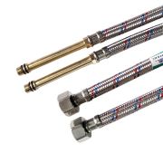 Подводка к смес. НЕРЖ 0,6м пара длинный штуцер HAIBA