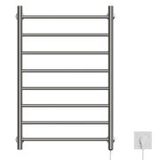 Полотенцесушитель электрический ЛЦ 80х50 8 перекл ПРЯМОЙ правый (кнопочный выкл, 340 Вт) ZOX