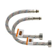 Подводка к смесителю нержавеющая оплетка 1/2