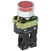 Кнопка LAY5-BW3461 1НО с подсветкой красн. IEK BBT50-BW-K04
