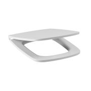 Сиденье для унитаза Infinity Slim  белое дюр.нерж.кр.м/лифт, съем 