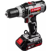 Дрель-шуруповерт ЗУБР ДШЛ-181 КН 18В, Li-Ion2 АКБ, в кейсе