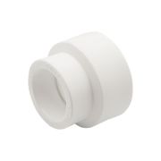 Муфта полипропиленовая переходная 90х75 БЕЛАЯ