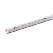 Труба PPR арм. ф 90х15 PN25 (стекло.) FIBER SDR 6 EVER plast  БЕЛАЯ
