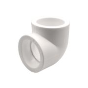 Уголок полипропиленовый ф 63мм х 90 градусов БЕЛЫЙ