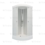 Душевая кабина 90х90 полукруг А низ поддон Лён, Triton