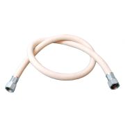 Шланг д/газа резиновый 1,0м. г-г белый 1/2