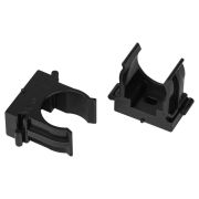 Держатель для труб (клипса) d20мм для прямого монтажа CLIP-20-B-MP черн. (уп.100шт) Эра Б0062030