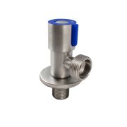 Кран шаровый угловой 1/2-3/4 ш/ш НЕРЖАВЕЙКА 304 MAGNUS