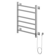 Полотенцесушитель электрический ЛЦ 60х50 6 перекл ТРИУМФ БЕЛЫЙ (правый, терморег,323 Вт) ZOX