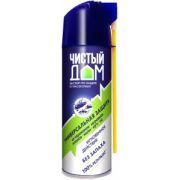 Аэрозоль 400мл от летающ. и ползающ. насекомых (дихлофос) Чистый Дом 02-855
