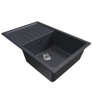 Мойка ML-GM19 с крылом, антрацит  (343),  750*500*200мм