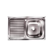 Мойка 50х80 (0,4) прав вып 1 1/2 Эконом (глуб. 13см)