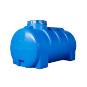 Емкость горизонтальная 500л Байдар Пласт короткая синяя (д127хш74)