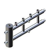 Гидрострелка 1'', с распределительными коллекторами, 2+1 контур, нерж сталь ГРРК25-2.1 ТРУГОР ГРРК25