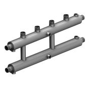 Коллектор распределительный 1'', 2+1 контур, нерж сталь РК25-2.1 ТРУГОР РК25-2.1