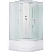 ДК ERLIT 100х100х215 глуб.поддон 42см ER3510TP-C3-RUS мат.стек.4мм. полочка, зерк.