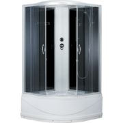 ДК ERLIT 100х100х215 глуб.поддон 42см ER3510TP-C4-RUS тон.стек.4мм. полочка, зерк.