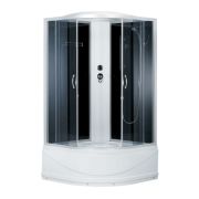 ДК ERLIT 80х80х215 глуб.поддон 42см ER3508TP-C4-RUS тон.стек.4мм. полочка, зерк.