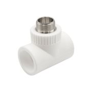 Тройник полипропиленовый комбинированный с наружней резьбой ф 32мм х 3/4