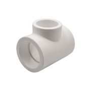 Тройник полипропиленовый переходной ф 50х40х50 БЕЛЫЙ