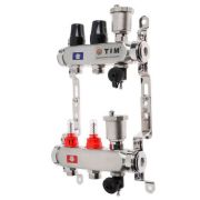 Коллекторный блок нерж в сборе с расход.  2 выхода VIEIR VR113-02